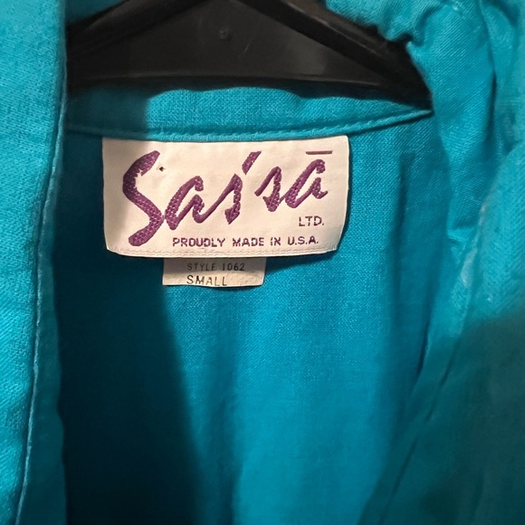 Vintage blue 3 piece western dress - Picture 7 of 7